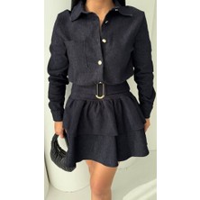 Leilaa Tasarım Jean Elbise