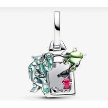 Lines Bijuteri S925 Ayar Gold Renk Şanslı Casino Fişi Sallantılı Charm