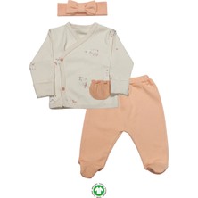 Moda Şahsenem Bistyle 3lü Zıbın Takım Fluffy And Lovely 13106 Bej