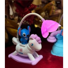 Menuzer Karakterli Sevimli 360 Derece Ayarlanabilir Çiçekli Masa Lambası