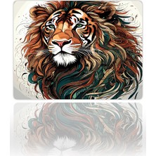 Urzuva  The Lion Of Artistry Gaming Oyuncu Xl Mouse Pad Kaydırmaz Mousepad 48X40 4mm Premium Model Büyük Boy