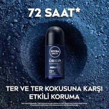 Storemax Nıvea Men Erkek Roll On Deodorant Deep Dimension 50 Ml,72 Saat Ter ve Ter Kokusuna Karşı Koruma,maskülen Ferah Koku,aktif Karbon,yapışkan His Bırakmaz