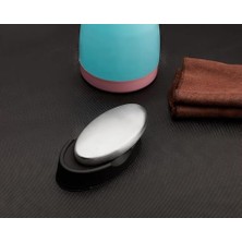 Storemax Paslanmaz Çelik Metal Sabun + Plastik Stand – 304 Kalite Çelik, Koku Giderici El Temizleme Sabunu, Balık, Soğan, Sarımsak Kokularını Giderir, Kimyasalsız ve Uzun Ömürlü, Çevre Dostu