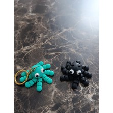 3D Ahtapot Anahtarlık