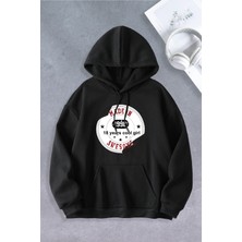 Nevermind 18 Years Cool Girl Baskılı Unisex Kapüşonlu Sweatshirt