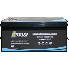 Grafen Enerji Orbus 25.6V 100AH Lifepo4 Lityum Akü Solar ve Marin Akü Yeni Model