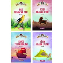 Doktor Dolittle Seti 4 Kitap (Adalı Mirandanın Sırrı + Kızgın Boğaların Oyunu + Yüzen Adanın Esrarı + Kırmızı Yelkenlinin Sonu)