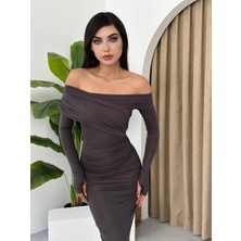 Eccey Butik Newry Uzun Elbise