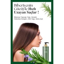 Storemax Rayas Biberiye Şampuanı Dökülme Karşıtı ve Hızlı Uzamaya Yardımcı Keratin ve Kolajen Özlü 250 ml