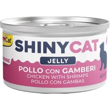 GimCat Shinycat Tavuklu ve Karidesli Kedi Konservesi 70gr