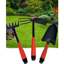 Storemax 3 Parça Hobi Bahçe Seti Tırmık Kürek Bahçıvan Seti ÖZS-9575 1410