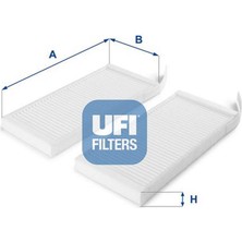 Ufi Mtxdpn Polen Filtresi 2 Parça Master Iii 10 Master Iv 19 Kangoo Ii 08 Kangoo Express 19 Movano B 10 Citan 12 21 1.5dci 2.3 Dci