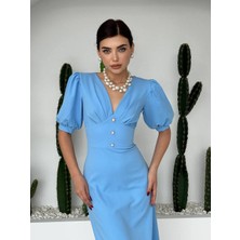 Eccey Butik Linda Midi Elbise