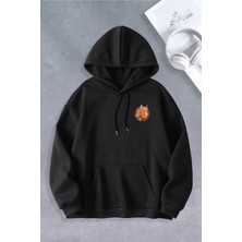 NEVERMIND Unisex Kadın Erkek Tiger Baskılı Oversize Sweatshirt