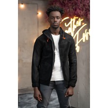 Fbi Jeans Slimfit Kapşonlu Yan Cepli Fermuarlı Spor Polar Hırka