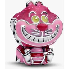 Lines Bijuteri Disney Alice Harikalar Diyarında Cheshire Kedi Charm S925 Ayar