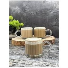 Storemax 6'lı Cam Boncuk Kulplu Bardak Seti – 130 ml Şeffaf Kupa Bardak, Çay Kahve Su Meşrubat Için Şık ve Dayanıklı Tasarım