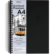 Bindomatic Agility Collection Sketcbook A5 Çizim Defteri 240G 30 Yaprak