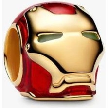 Lines Bijuteri Marvel Iron Man Kask Charm S925 Ayar