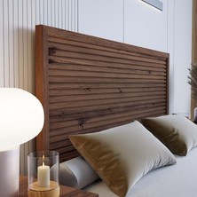 Renazzo Alaz Model Ceviz Renk Ahşap Tek Başlık ( Yty )
