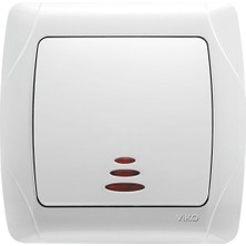 Storemax Carmen Beyaz Işıklı Anahtar Çabuk Bağlantı