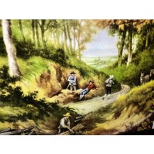 TT Limoges France Porselen Tabak - 26 cm Çapında