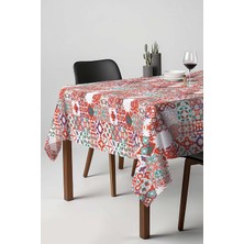Storemax Renkli Etnik Desenli Masa Örtüsü, Sofra Bezi, Piknik Örtüsü Krem 140 x 200 TYCDB039A05F689505