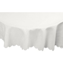Storemax Ayana Yuvarlak Masa Örtüsü Ekru 150CM