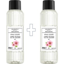 Hunca Kiraz Çiçeği Kolonyası %80 Alkol – Ferahlatıcı ve Zarif Çiçek Kokusu 2 Adet