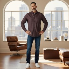 Eren Style Klasik %100 Cotton Uzun Kollu Terletmeyen Kışlık Oduncu Gömlek (Regular Kalıp)