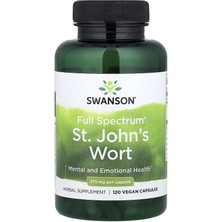 Swanson Full Spectrum St. John's Wort Mental And Emotional Health 375 Mg 120 Vegan Caps