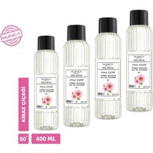 Hunca Kiraz Çiçeği Kolonyası %80 Alkol – Ferahlatıcı ve Zarif Çiçek Kokusu 4 Adet