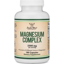 Double Wood Magnesium Complex Citrate Bisglycinate Taurate Malate L-Aspartate Orotate And Ascorbate 180 Caps
