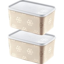 Storemax 2'li Set No Frost Saklama Kabı 2600 ml