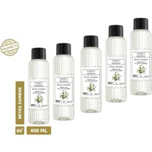 Hunca Beyaz Zambak Kolonyası 400 ml Ferahlatıcı Koku, Kalıcı Etki 5 Adet