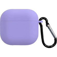 Caseonn Apple Airpods 4.nesil/anc Kılıf Askı Aparatlı Lansman Lila