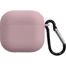 Caseonn Apple Airpods 4.nesil/anc Kılıf Askı Aparatlı Lansman Pudra