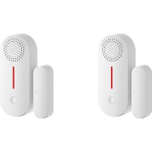Storemax Akıllı Kablosuz Kapı Pencere Alarmı 2'li Set, Mobil Bildirim, Wifi, Uzaktan Takip, 2 Yıl, Destekli (2)