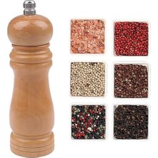 Storemax Ahşap Baharat Değirmeni, Öğütücü, Doğal Renk (1)