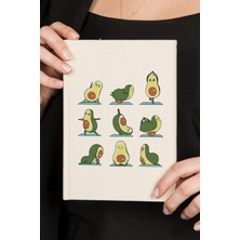 Storemax Tasarımlı Yoga Eğitmenine 100 Yaprak (200 Sayfa) Çizgisiz Kanvas Defter