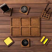 Storemax 6 Parça Masaüstü Organizer Ceviz