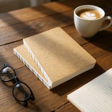 Storemax Tanıtım Özel Tasarım Kapaklı A5 Çizgisiz Not Defter - 180 Derece Açılabilir, Sırtı DIKIŞLI,%100 El Işçiliği, Ofis Için Ideal, Planlayıcı (Enzo Sayfa)