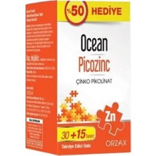 Orzax Ocean Pikozinç Takviye Edici Gıda 30 + 15 Tablet