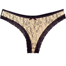 Moda Şahsenem Moda Bayan Slip Külot Sarı