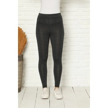 Moda Şahsenem Moda Penye Likralı Tayt Antrasit