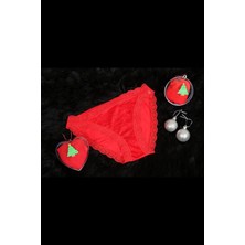 Moda Şahsenem Moda Kadın Yılbaşı Kırmızı Slip