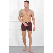 Moda Şahsenem Moda Erkek Penye Boxer Kiremit