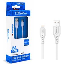 Acl Ack-68 USB Lightning Sarj Data Kablosu