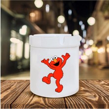 Susam Sokağı Elmo Temalı Seramik Küllük