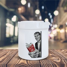 Esprili Küllük Gülen Adam Baskılı Kül Tablası K-140